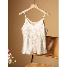 批发新中式醋酸吊带背心女2026夏季新款国风刺绣亮片<b class='q'>西装</b>防晒内搭打底