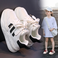 批发2025年春季新款儿童板鞋时尚<b class='q'>百搭</b>女宝宝休闲鞋软底防滑男童单鞋子