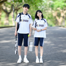 批发大量 情侣装短袖初高中生运动会学院风学生<b class='q'>班</b><b class='q'>服</b><b class='q'>定制</b>套装