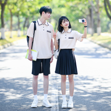 批发大量 情侣装短袖初高中生运动会学院风学生<b class='q'>班</b><b class='q'>服</b><b class='q'>定制</b>套装