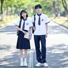 批发大量 情侣装短袖初高中生运动会学院风学生<b class='q'>班</b><b class='q'>服</b><b class='q'>定制</b>套装