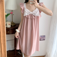 批发夏季女生睡裙中长款<b class='q'>桑蚕丝</b>公主风甜美直播爆款<b class='q'>睡衣</b>家居服可外穿