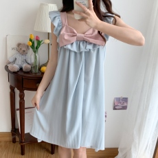 批发夏季女生睡裙中长款<b class='q'>桑蚕丝</b>公主风甜美直播爆款<b class='q'>睡衣</b>家居服可外穿