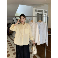 批发实拍2026春装新款<b class='q'>胖</b><b class='q'>mm</b>大码女简约蕾丝花边防晒宽松长袖衬衫