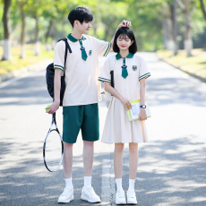 批发大量 情侣装短袖初高中生运动会学院风学生<b class='q'>班</b><b class='q'>服</b><b class='q'>定制</b>套装