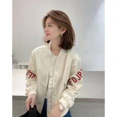 批发时尚复古小众棒球服休闲短款减龄外套欧洲站春秋女装2024新款欧货
