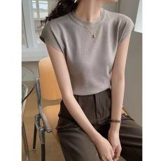 批发上班族穿搭女新款春秋针织吊带背心圆领配<b class='q'>西装</b>内搭无袖上衣