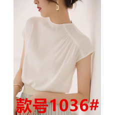 批发法国<b class='q'>尾</b><b class='q'>货</b>捡漏女装奢侈<b class='q'>品牌</b>原单撤柜名媛高端真丝薄小衫衬衫上衣女