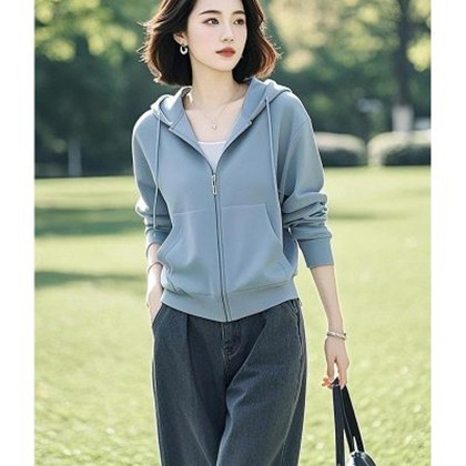 MY16831# 新款流行爆款上衣独特漂亮超好看气质卫衣外套女裝貨源服裝批發