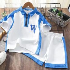 批发2025新款儿<b class='q'>童</b>夏季短袖两件套女<b class='q'>童</b><b class='q'>套装</b>柔软<b class='q'>韩版</b>中<b class='q'>大</b><b class='q'>童</b>阔腿休闲裤