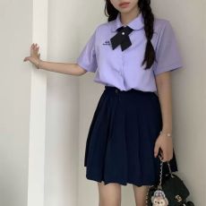 批发jk制服泰式校服园学院风<b class='q'>衬衫</b>初高中学生毕业运动会班服套装