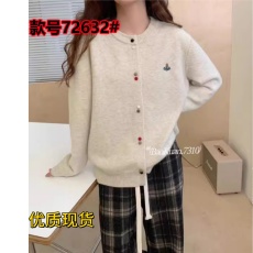 批发刺绣针织开衫女2025早春新款单排扣圆领长袖毛衣外套软糯韩版上衣