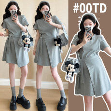 批发实拍新款孕妇装<b class='q'>大码</b>针织孕妇<b class='q'>连衣裙</b>小个子孕妇裙辣妈孕妇夏装