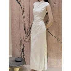 批发夏新款<b class='q'>连衣裙</b>2026绝美高冷极简风新中式提花旗袍<b class='q'>高端</b>气质