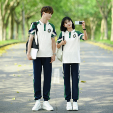 批发实拍大量 情侣装短袖初高中生运动会学院风学生<b class='q'>班</b><b class='q'>服</b><b class='q'>定制</b>套装