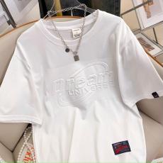 批发实拍 21支210g精梳纯棉夏季独特设计感小众短袖t恤女宽松情侣<b class='q'>体恤</b>