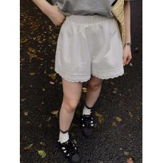 批发白色蕾丝花边休闲短裤女夏季2026<b class='q'>新款</b>外穿a字阔腿<b class='q'>运动</b>裤热裤