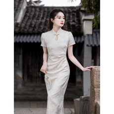 批发<b class='q'>旗袍</b>2026新款改良年轻款新中式连衣裙<b class='q'>夏季</b>日常气质高端国风文艺范