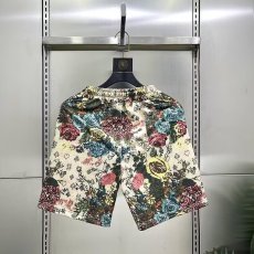 批发2025夏季男新款花色休闲宽松短裤网红青年潮牌五分裤青年痞帅中裤