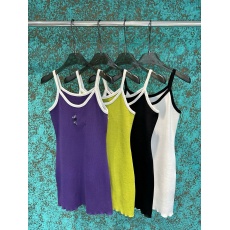 批发高品质·25春季新款立体辅料装饰减龄百搭<b class='q'>修身</b>显瘦针织吊带裙