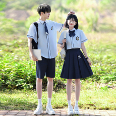 批发大量有货 实拍情侣装<b class='q'>衬衫</b>毕业服学生班服套装jk制服女69 男60