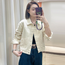 批发官图  纯棉设计感休闲polo领牛仔外套女2026秋季新款减龄夹克上衣