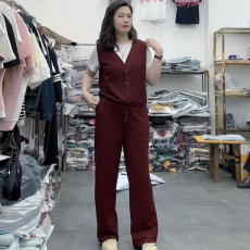 批发官图  含棉休闲套<b class='q'>装</b>女2026夏季新款假两件短袖<b class='q'>t</b><b class='q'>恤</b>直筒<b class='q'>裤</b>两件套潮