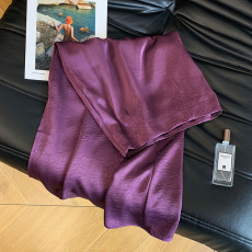 批发实拍 高级感新中式醋酸缎面<b class='q'>半身</b>裙女夏季垂感高腰包臀显瘦直筒裙