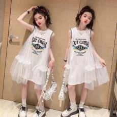 批发女童夏装套装2025新款儿童时髦洋气夏款<b class='q'>运动服</b>童装夏季短袖两件套