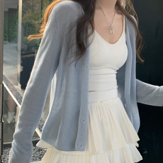 批发针织开衫外套女春秋冰丝防晒薄款披肩夏季配吊带连衣裙子外搭<b class='q'>罩衫</b>