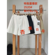 批发2025夏季新款甄选优质洗水棉面料高腰时尚<b class='q'>百搭</b>后橡筋阔腿五分裤