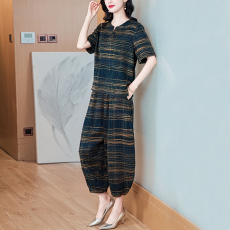 批发新中式香云纱套装女国风真丝衬衫两件套高端桑蚕丝<b class='q'>哈伦</b><b class='q'>裤</b>2025