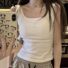 批发吊带背心带胸垫美背<b class='q'>文胸</b>一体背心女士辣妹外穿上衣内搭打底爆款夏