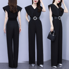 批发实拍2026年新款春夏秋季高端精致连衣裤法式气质名媛女神范<b class='q'>连体</b><b class='q'>裤</b>