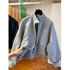 批发韩系淡蓝色立领<b class='q'>牛仔</b>外套女春秋季2026新款宽松短款小个子夹克<b class='q'>上衣</b>