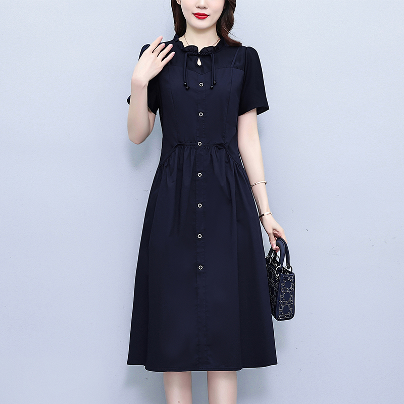 MY9536# 十三行爆款国风旗袍连衣裙新款女夏装高端精致气质中长款裙子女裝貨源服裝批發