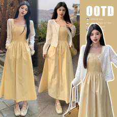 批发新品 夏季新品吊带裙+外套