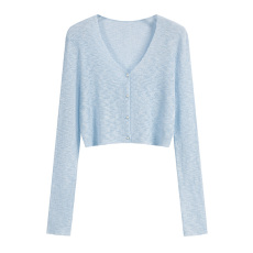 批发温柔风甜美防晒衫<b class='q'>开衫外套</b>女夏季新款设计感休闲长袖外搭<b class='q'>针织</b>上衣