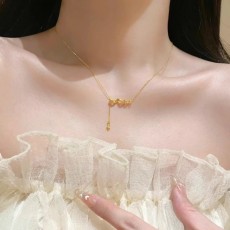 批发小红书爆款灵蛇缠绕吊坠项链女时尚百搭气质毛衣<b class='q'>卫衣</b>链网红锁骨链