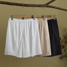 批发实拍<b class='q'>夏</b>季60支薄棉打底安全裤内搭松紧腰纯棉宽松四分短裤女