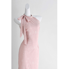 新中式国风帝政风气质高级感粉色印花旗袍连衣裙子女2026超火春季