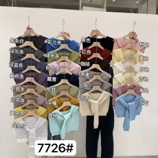 批发实拍 <b class='q'>百搭</b>条纹针织披肩坎肩搭配<b class='q'>衬衫</b>外搭<b class='q'>T</b><b class='q'>恤</b>护颈<b class='q'>衬衣</b>春秋夏季女