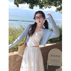 防晒开衫女2026新款夏季吊带外搭短款针织罩衫薄款披肩上衣