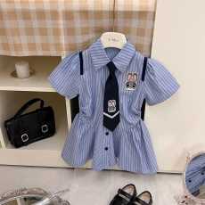 批发女童朱迪兔子警官连衣裙夏季新款<b class='q'>儿童</b>衣服学院风JK裙子女孩POLO裙