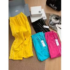 批发25春夏新款吸睛个性多巴胺<b class='q'>糖果</b><b class='q'>色</b>运动卫裤防晒宽松休闲薄款长裤女