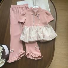 女童套装新中式中国风夏装中大童女装2026新款潮时髦女孩子一整套