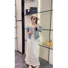 批发品质款2025春秋新款欧货时尚牛仔拼接蕾丝花边重工钉珠上衣女潮