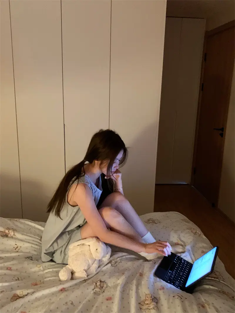 순수면 블라우스 팬츠 홈웨어 세트 상세 이미지 8