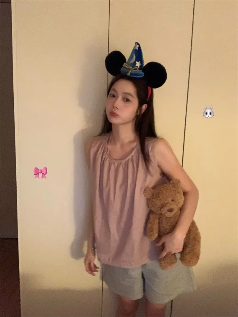 순수면 블라우스 팬츠 홈웨어 세트 상세 이미지 15