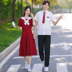 批发实拍情侣装班服青少年小初高班服演出服合唱演出毕业服